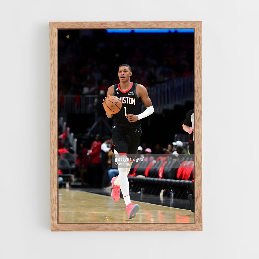 Poster Jabari smith – affiche Basketball (vue 4)